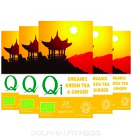 Qi Organic Green Tea & Ginger