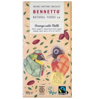 Bennetto Orange With Chilli Organic Fairtrade Chocolate