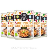 Free & Easy Organic Sweet Potato, Coconut and Kale Curry