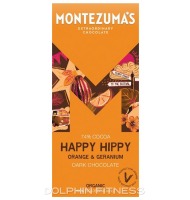 Montezuma's 74% Cocoa Happy Hippy Orange & Geranium Dark Chocolate