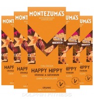Montezuma's 74% Cocoa Happy Hippy Orange & Geranium Dark Chocolate