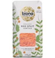 Biona Organic Red Split Lentils