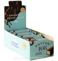 Rhythm 108 Vegan Creamy Coconut Bar with Dark Chocolate