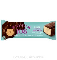 Rhythm 108 Vegan Creamy Coconut Bar with Dark Chocolate