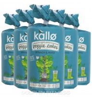 Kallo Spinach & Pesto Veggie Cakes