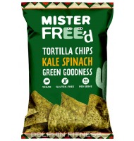 Mister Free'd Tortilla Chips Kale and Spinach