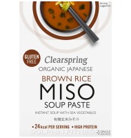 Clearspring Organic Japanese Instant Brown Rice Miso Soup Paste