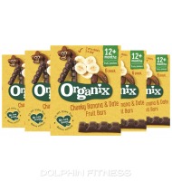 Organix Chunky Banana & Date Fruit Snack Bar 12m+