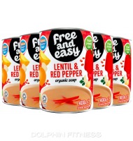 Free & Easy Organic Lentil and Red Pepper Soup