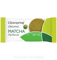 Clearspring Organic Matcha Oat Biscuits