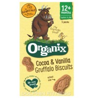 Organix Gruffalo Biscuits Organix (1 x 5 x 20g) Cocoa & Vanilla