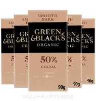 Green & Black's Organic Smooth 50% Cocoa Dark Chocolate Bar