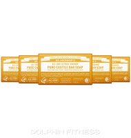 Dr. Bronner's All-One Citrus Orange Pure-Castile Bar Soap
