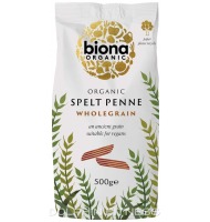 Biona Organic Spelt Penne Organic Wholegrain
