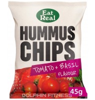 Eat Real Hummus Chips Tomato & Basil