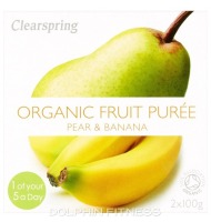 Clearspring Organic Fruit Puree Pear & Banana