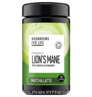 Mushrooms For Life Organic Lion's Mane Matcha & Cinnamon Latte