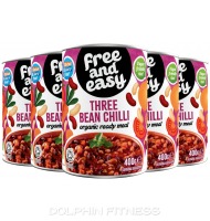 Free & Easy Organic Three Bean Chilli