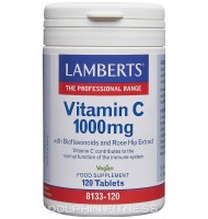 Lamberts Vitamin C 1000 mg Plus Bioflavonoids and Rose Hips