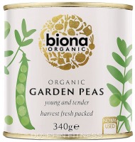 Biona Organic Garden Peas Can