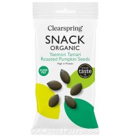 Clearspring Snack Organic Tamari Roasted Pumpkin Seeds