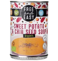 Free & Easy Organic Sweet Potato and Chia Seed Soup