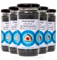 Clearspring Organic Gomashio Black Sesame with Sea Salt