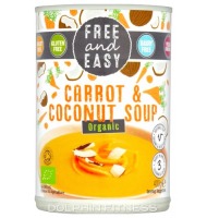 Free & Easy Organic Carrot & Coconut Soup