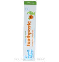 Green People Organic Children Mandarin & Aloe Vera Toothpaste with Fluoride