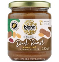 Biona Organic Dark Roast Smooth Peanut Butter