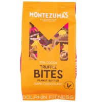 Montezuma's 70% Cocoa Truffle Bites Peanut Butter Dark Chocolate