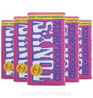 Tony's Chocolonely 28% Cocoa Large Bar (15 x 180g) White Raspberry Popping Candy