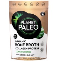 Planet Paleo Organic Bone Broth Collagen Protein Cooling Herbs