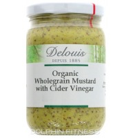 Delouis Organic Wholegrain Mustard with Cider Vinegar