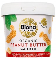 Biona Organic Peanut Butter Smooth Unsalted