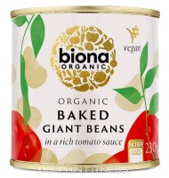 Biona Organic Baked Giant Beans in a Rich Tomato Sauce