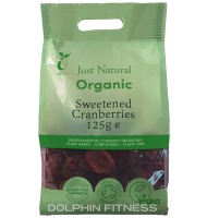 Just Natural Organic Sweetened Dried Cranberries