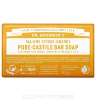 Dr. Bronner's All-One Citrus Orange Pure-Castile Bar Soap