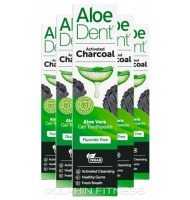 Aloe Dent Activated Charcoal Aloe Vera Toothpaste