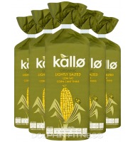Kallo Organic Lightly Salted Low Fat Corn Cake Thins