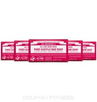 Dr. Bronner's All-One Hemp Rose Pure-Castile Bar Soap