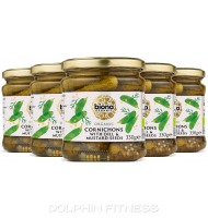 Biona Organic Cornichons with Dill & Mustard Seeds