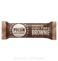 Pulsin Peanut Choc Chip Raw Choc Brownie
