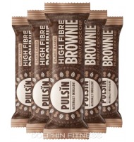 Pulsin Peanut Choc Chip Raw Choc Brownie