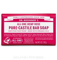 Dr. Bronner's All-One Hemp Rose Pure-Castile Bar Soap