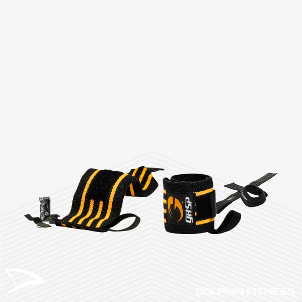 Gasp Power elbow sleeves, Black/Flame S GASP Power Elbow Support